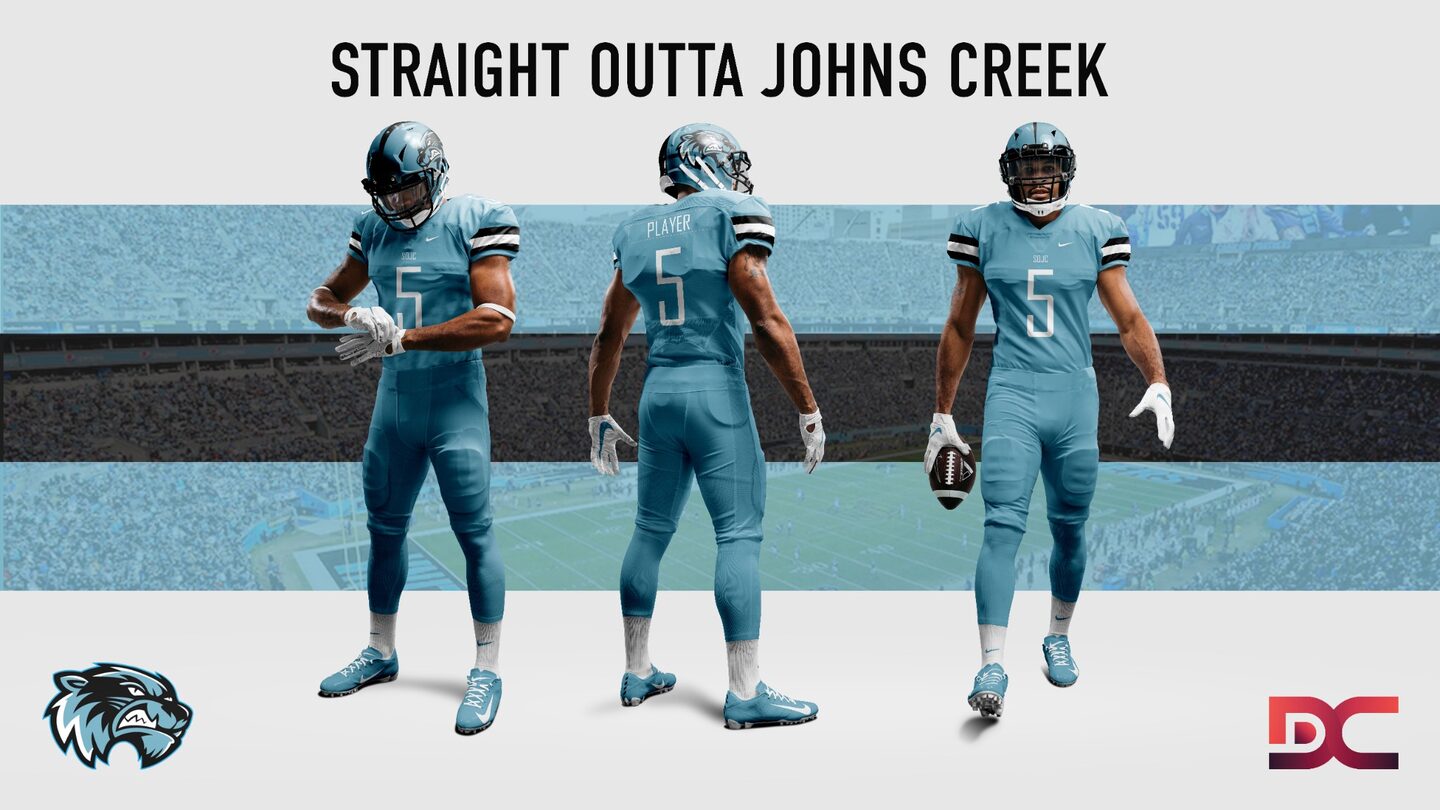 Straight Outta Johns Creek home jersey